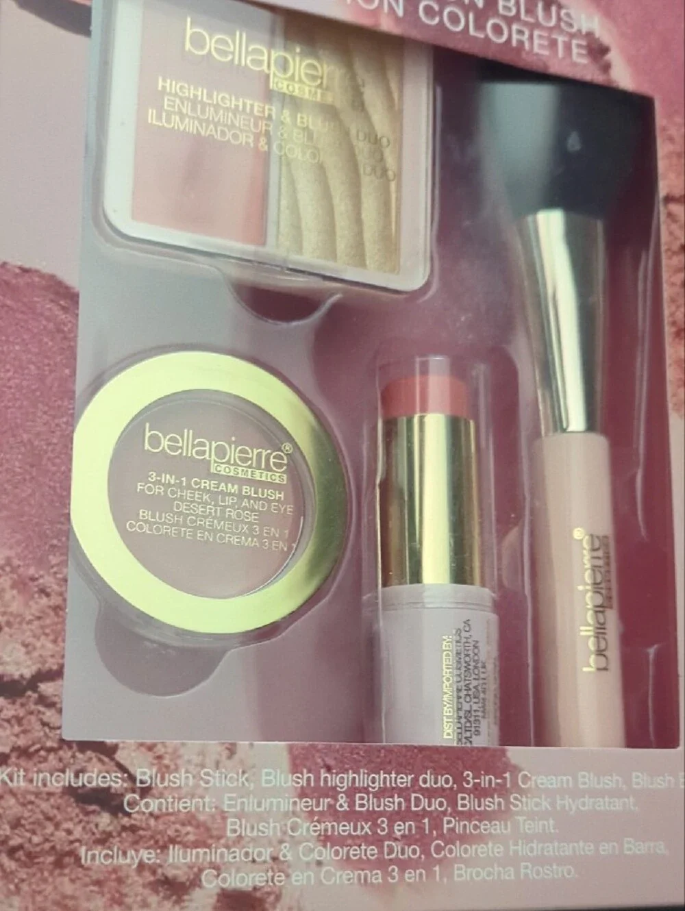 bellapierre Get The Look Blush Edition Kit - Pink Blush & Highlighter